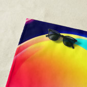 Neon Bubble Universe Strandtuch (Beispiel)
