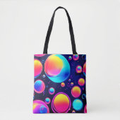 Neon Bubble Universe Tasche (Vorderseite)
