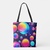 Neon Bubble Universe Tasche (Rückseite)