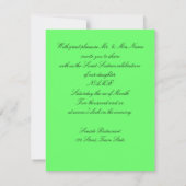 Neon Bubbles 16 . Geburtstag Einladung (Rückseite)