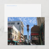 Neon Buddha Chinatown San Francisco Postkarte (Vorne/Hinten)