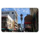 Neon Buddha San Francisco Chinatown Foto Magnet (Horizontal)