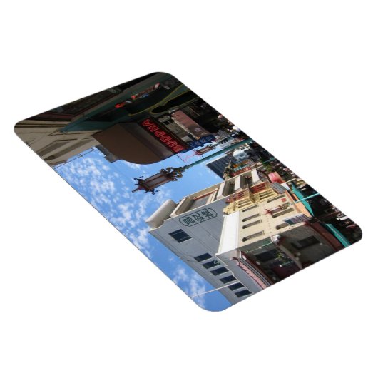 Neon Buddha San Francisco Chinatown Foto Magnet (Rechte Seite)