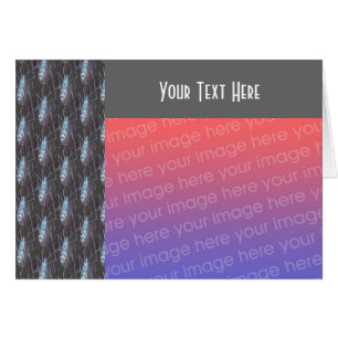 Neon Bug Nature Foto Card