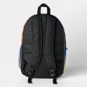 Neon Bunny Bedruckter Rucksack (Rückseite)