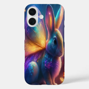 Neon Bunny iPhone 16 Hülle
