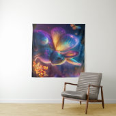 Neon Bunny Wandteppich (Beispiel (Horizontal))