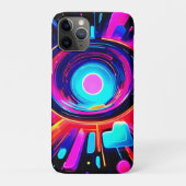 Neon Burst: Abstrakte Energie Case-Mate iPhone Hülle (Rückseite)