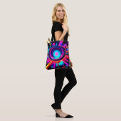 Neon Burst: Abstrakte Energie Tasche (Am Model)