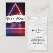 Neon Business Card Visitenkarte (Vorne/Hinten)