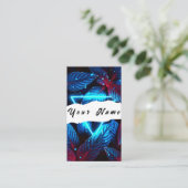 Neon Business Card Visitenkarte (Stehend Vorderseite)