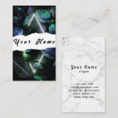 Neon Business Card Visitenkarte (Vorne/Hinten)