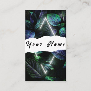 Neon Business Card Visitenkarte