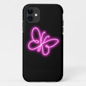 Neon Butterfly Case-Mate iPhone Hülle (Rückseite)