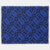 Neon Butterfly Fleecedecke (Vorderseite (Horizontal))