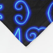 Neon Butterfly Fleecedecke (Ecke)