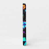Neon Butterfly Pattern Case-Mate iPhone Hülle (Hinten/Links)