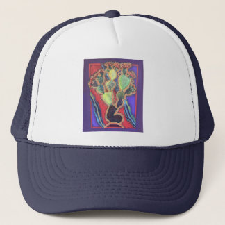 Neon Cactus Baseball Cap Truckerkappe