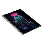 Neon Cactus Bloom Notizblock (Rechte Seite)