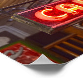 Neon Cafe Sign, Jefferson, Texas Poster (Ecke)
