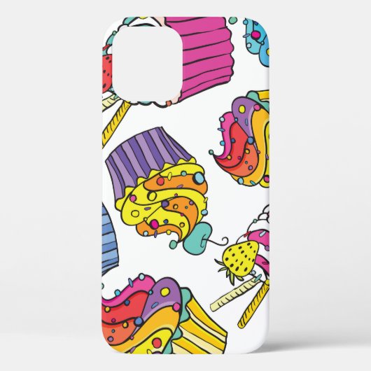 Neon Cakes: Pop Art Pattern. Case-Mate iPhone Hülle (Rückseite)