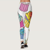Neon Cakes: Pop Art Pattern. Leggings (Rückseite)