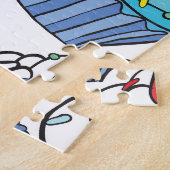 Neon Cakes: Pop Art Pattern. Puzzle (Seite)