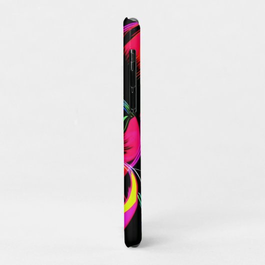 Neon Canine Puppy Art Case-Mate iPhone Hülle (Hinten/Links)