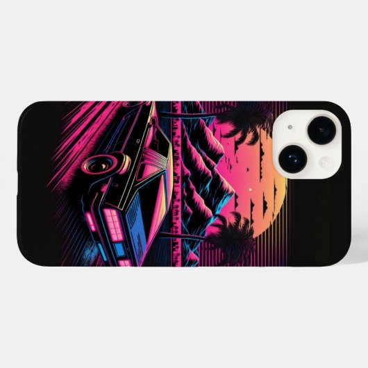 Neon Car Phone Cover (Rückseite (Horizontal))