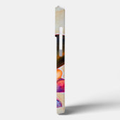 Neon Carnation Aquarell Blume Case-Mate iPhone Hülle (Rückseite / Links)