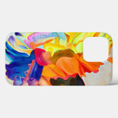 Neon Carnation Aquarell Blume Case-Mate iPhone Hülle (Rückseite (Horizontal))