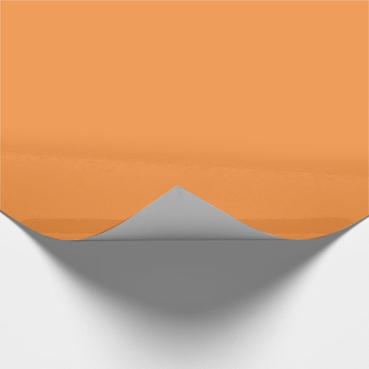 Neon Carrot Geschenkpapier (Ecke)