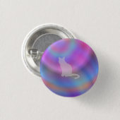 Neon Cat Button (Vorne & Hinten)