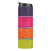 Neon Cat | IMITATE GLITZER Thermosbecher (Nach rechts gedreht)