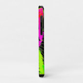 Neon Cat Portrait Case-Mate iPhone Hülle (Hinten/Links)