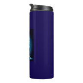 Neon Cat Vivid Background-97948 Thermosbecher (Nach rechts gedreht)