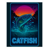Neon Catfish Poster (Vorderseite)