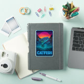 Neon Catfish Sticker (iPad Hülle)