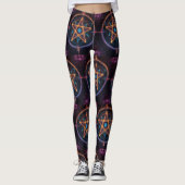 Neon Celtic Symbols Leggings (Vorderseite)