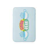 Neon Central Perk Logo Badematte (Vorderseite Vertikal)