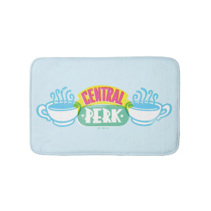 Neon Central Perk Logo Badematte
