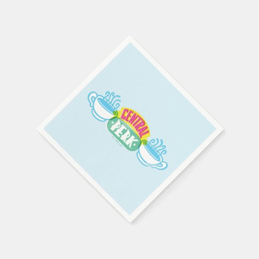 Neon Central Perk Logo Serviette (Ecke)