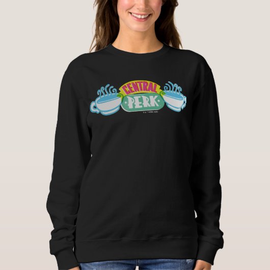 Neon Central Perk Logo Sweatshirt (Vorderseite)