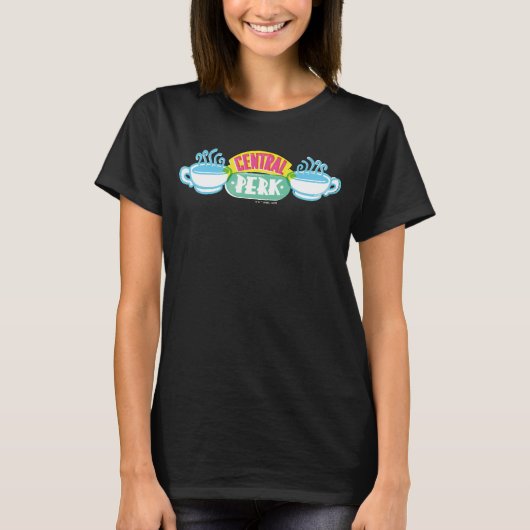 Neon Central Perk Logo T-Shirt (Vorderseite)