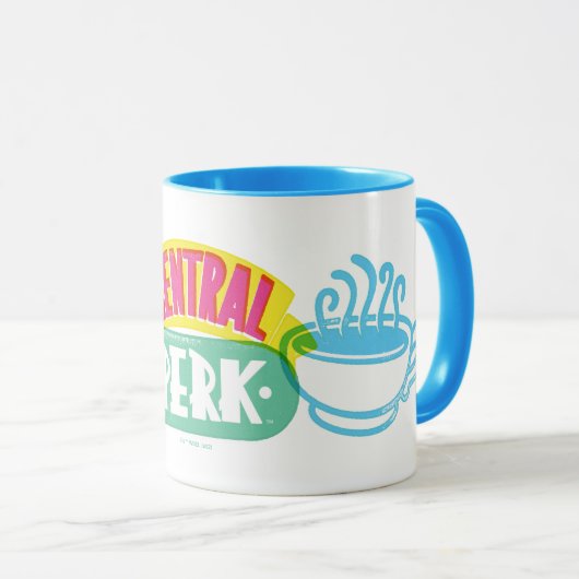 Neon Central Perk Logo Tasse (VorderseiteRechts)