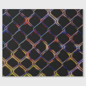 Neon Chain Link Geschenkpapier (Flach)