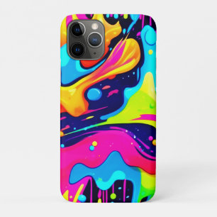 Neon-Chaos-Flüssigkeitsfarben-Explosion Case-Mate iPhone Hülle