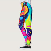 Neon Chaos Liquid Color Explosion Leggings (Links)