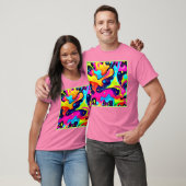 Neon Chaos Liquid Color Explosion T-Shirt (Unisex)