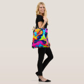 Neon Chaos Liquid Color Explosion Tasche (Am Model)